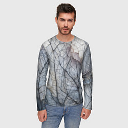 Лонгслив мужской Прожилки листьев, цвет: 3D-принт — фото 2