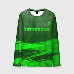 Мужской лонгслив Tottenham - green gradient посередине