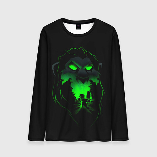 Мужской лонгслив Шрам Король лев - крупно / 3D-принт – фото 1