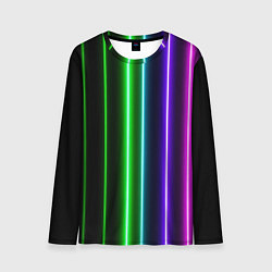 Мужской лонгслив Neon lines