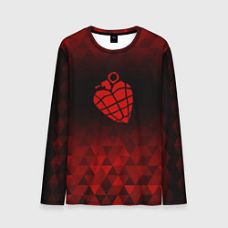 Мужской лонгслив Green Day red poly