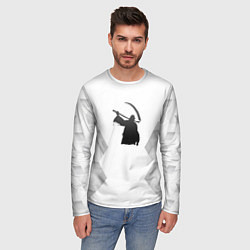Лонгслив мужской Children of Bodom white poly, цвет: 3D-принт — фото 2