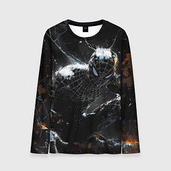 Лонгслив мужской Человек-паук в черном костюме, цвет: 3D-принт