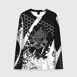 Лонгслив мужской Samurai соты краски, цвет: 3D-принт