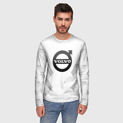 Лонгслив мужской Volvo white poly, цвет: 3D-принт — фото 2