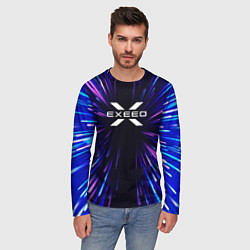 Лонгслив мужской Exeed neon energy, цвет: 3D-принт — фото 2