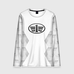 Лонгслив мужской FAW white poly, цвет: 3D-принт