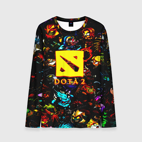 Мужской лонгслив Dota2 персонажи / 3D-принт – фото 1