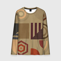 Мужской лонгслив Геометрические фигуры 2025