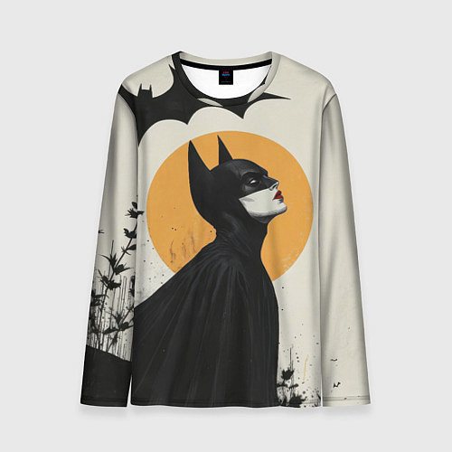 Мужской лонгслив Девушка Бэтмен / 3D-принт – фото 1