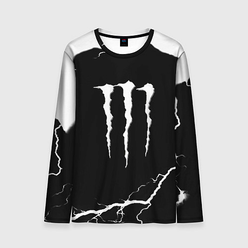 Мужской лонгслив Monster energy storm energy / 3D-принт – фото 1