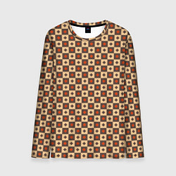 Лонгслив мужской Готические шахматы, цвет: 3D-принт