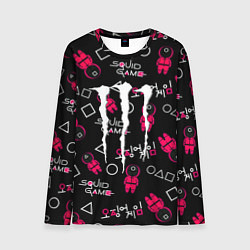 Мужской лонгслив Monster energy x Ojingeo geim