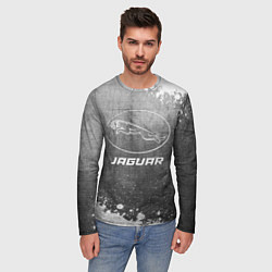Лонгслив мужской Jaguar - grey gradient, цвет: 3D-принт — фото 2