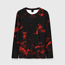 Мужской лонгслив Color red black