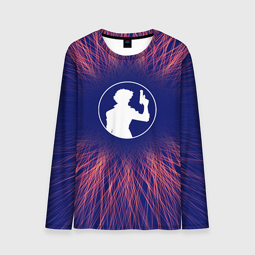 Мужской лонгслив Cowboy Bebop red energy / 3D-принт – фото 1