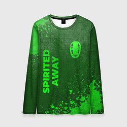 Лонгслив мужской Spirited Away - green gradient вертикально, цвет: 3D-принт