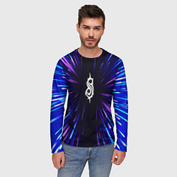 Лонгслив мужской Slipknot neon energy, цвет: 3D-принт — фото 2