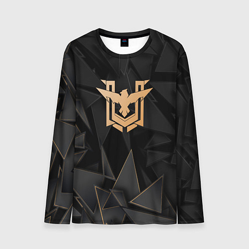 Мужской лонгслив Free Fire golden poly / 3D-принт – фото 1