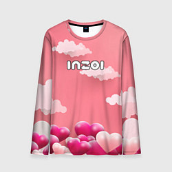 Мужской лонгслив Inzoi сердечки и облака