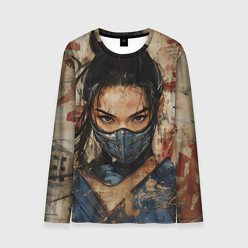 Мужской лонгслив Китана в китайском стиле / 3D-принт – фото 1