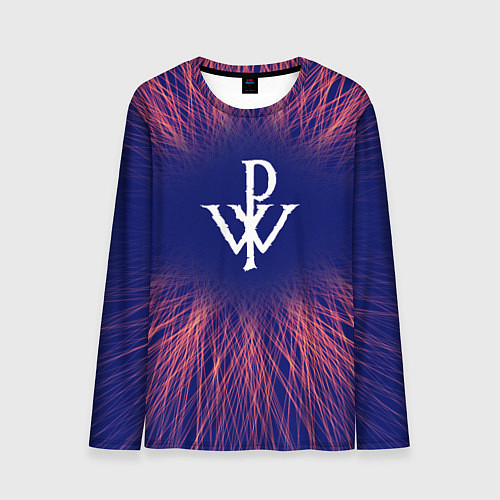 Мужской лонгслив Powerwolf red energy / 3D-принт – фото 1