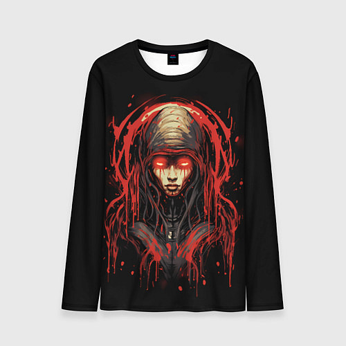 Мужской лонгслив Инопланетная кибер-девушка / 3D-принт – фото 1