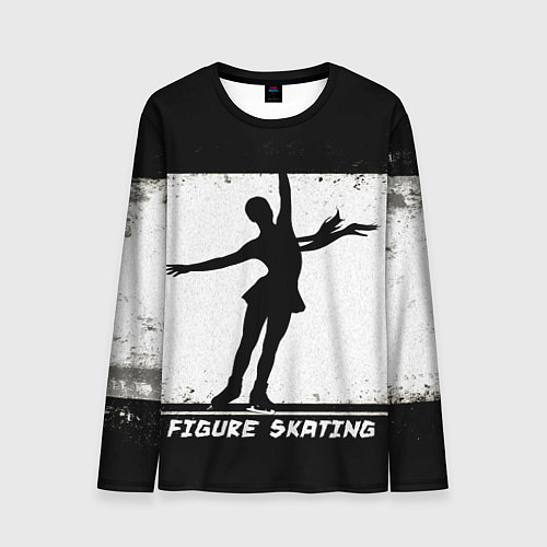 Мужской лонгслив Figure skating / 3D-принт – фото 1