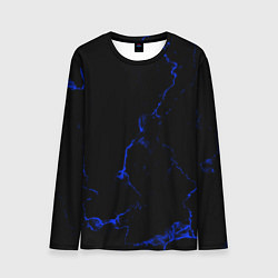 Мужской лонгслив Color black blue