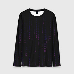 Лонгслив мужской Color black pink, цвет: 3D-принт