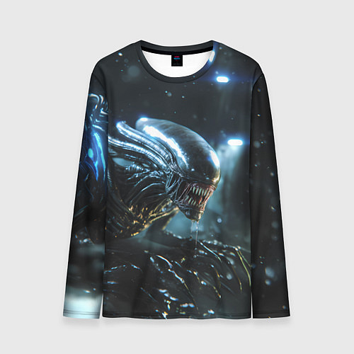 Мужской лонгслив Чужой космос / 3D-принт – фото 1