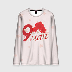 Лонгслив мужской 9 мая со звездами, цвет: 3D-принт