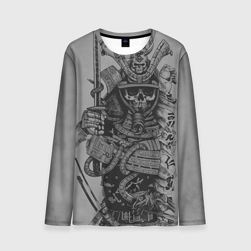 Мужской лонгслив Мертвый самурай призрак / 3D-принт – фото 1