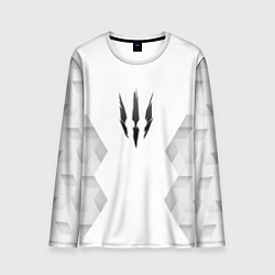 Мужской лонгслив The Witcher white poly
