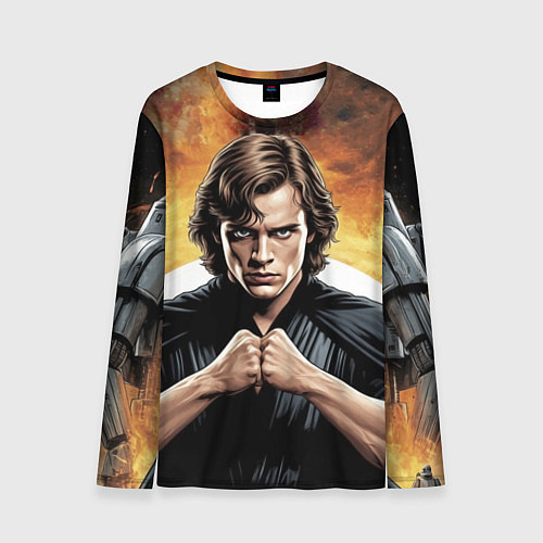 Мужской лонгслив Энакин скайуокер star wars / 3D-принт – фото 1