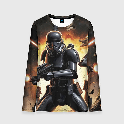 Мужской лонгслив Клоны звездные войны / 3D-принт – фото 1
