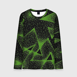 Лонгслив мужской Triangles with dots, цвет: 3D-принт