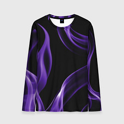 Мужской лонгслив Purple abstraction