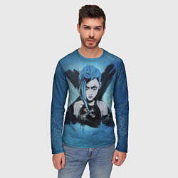 Лонгслив мужской Джинкс, цвет: 3D-принт — фото 2