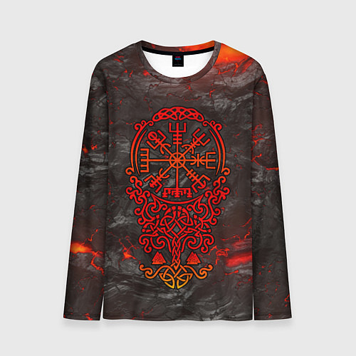 Мужской лонгслив Компас воина в кельтском орнаменте / 3D-принт – фото 1