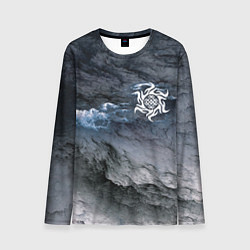 Лонгслив мужской Символика Белобога - оберег, цвет: 3D-принт