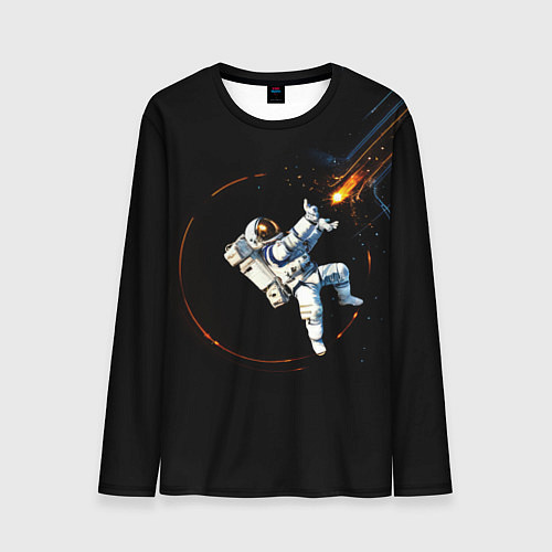 Мужской лонгслив Маг в открытом космосе / 3D-принт – фото 1