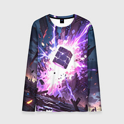 Лонгслив мужской Магический куб, цвет: 3D-принт