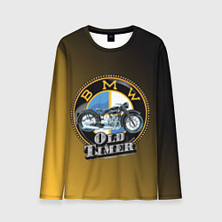 Лонгслив мужской Ретро мотоцикл BMW, цвет: 3D-принт
