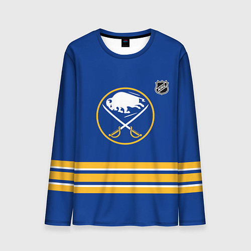 Мужской лонгслив Баффало Сейбрз хоккей / 3D-принт – фото 1