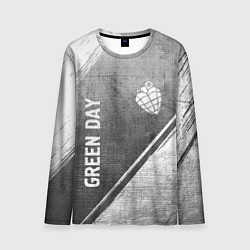 Лонгслив мужской Green Day - grey gradient вертикально, цвет: 3D-принт