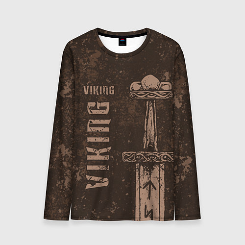 Мужской лонгслив Меч викинга / 3D-принт – фото 1