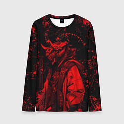 Лонгслив мужской Кибернетический Они, цвет: 3D-принт