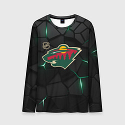 Мужской лонгслив Миннесота Уайлд - плиты с подсветкой