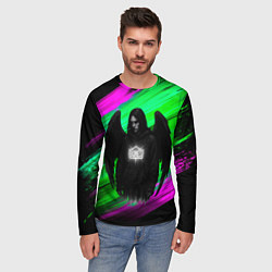 Лонгслив мужской Bones падший ангел, цвет: 3D-принт — фото 2